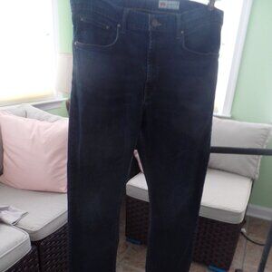 Wrangler Men’s Straight Fit Blue Jeans, Size 34x34